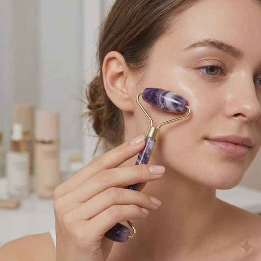 Gemstone Face Roller - Amethyst