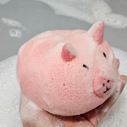 Piggy Puff Soap Sponge - Cute Sponge Soap with Creamy Lather | Handmade Bath Essential