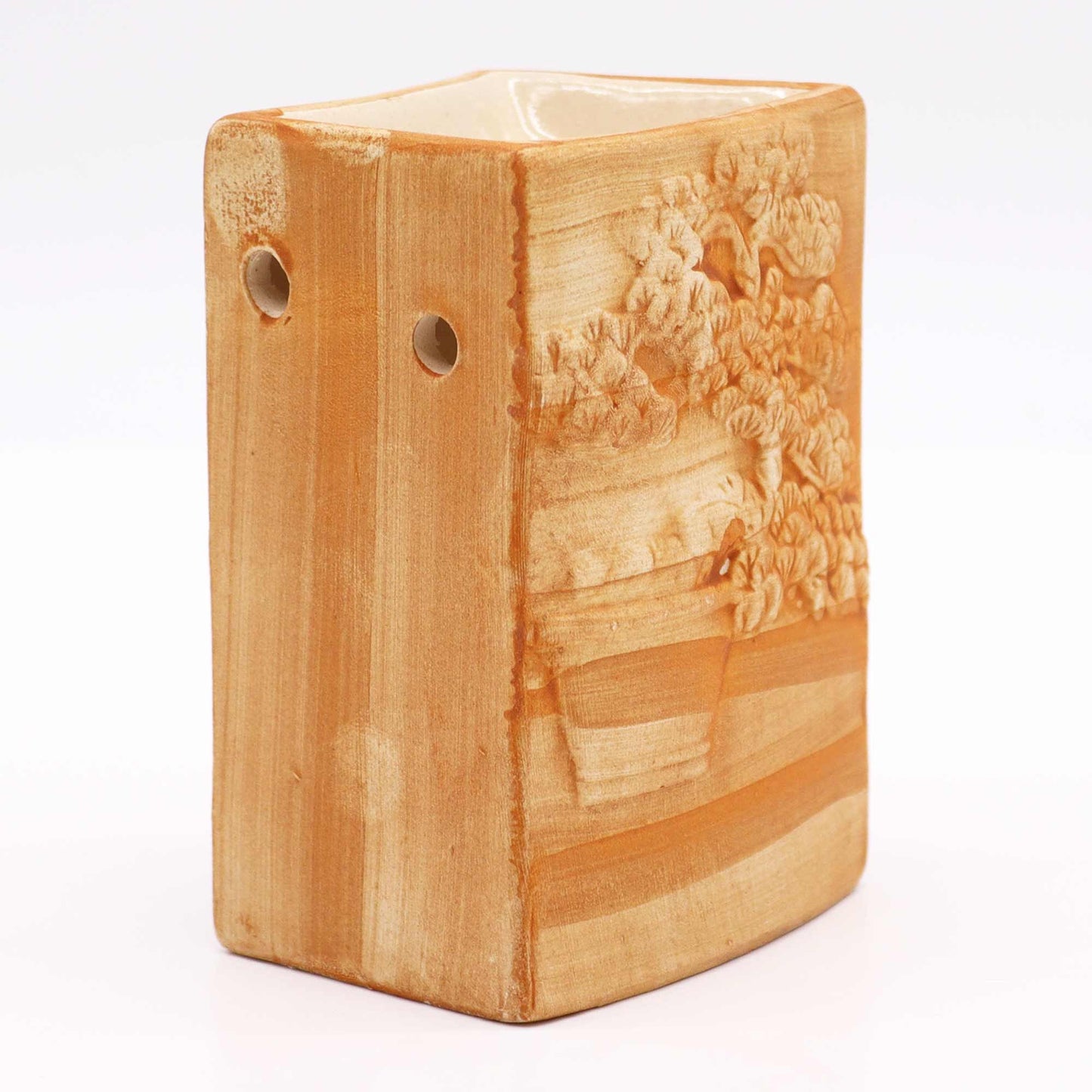 Hand Painted Bonsai Oil and Wax Burner - Sand