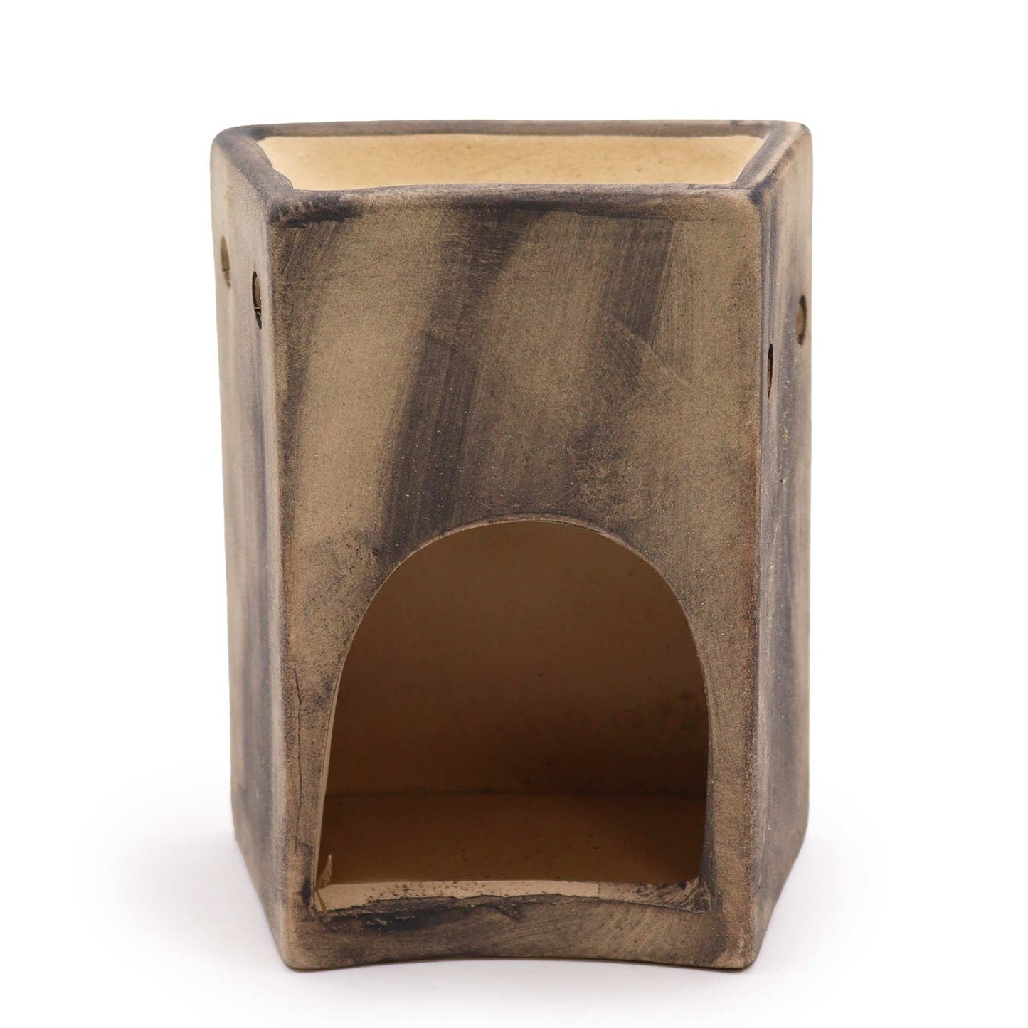 Hand Painted Bonsai Oil and Wax Burner - Slate