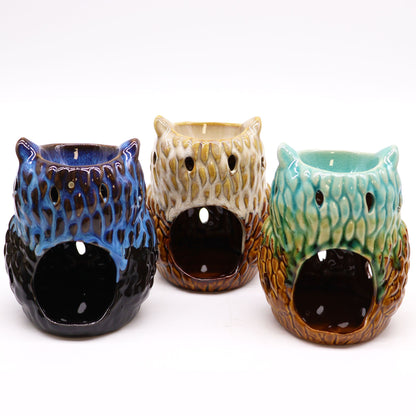 Classic Rustic Oil Burner - Owl (Assorted)