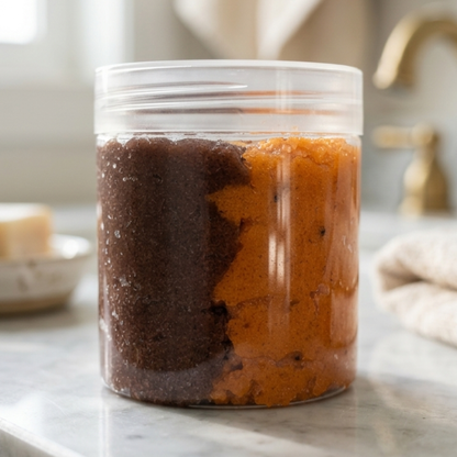 Chocolate Orange Truffle Body Scrub 200g | Emulsified Sugar Scrub