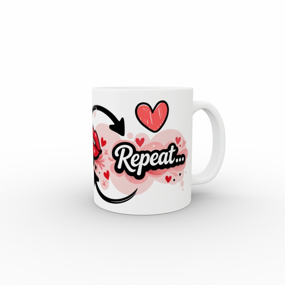 Melt. Drink Coffee. Repeat. - Ceramic Mug