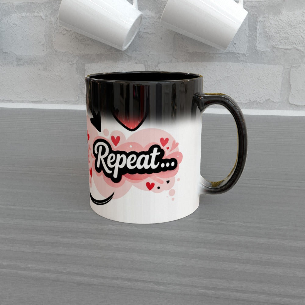 Melt. Drink Coffee. Repeat. – Magic Heat Reveal Mug